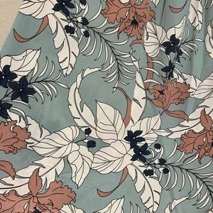 Floral print off the shoulder dress